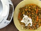 Рецепта Вегетарианска яхния от зелен фасул (боб) в Делимано Мултикукър